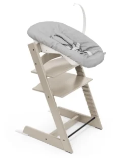 STOKKE® Mega Set Tripp Trapp® Buche Cashmere Grey + Babyset² Cashmere Grey + Newbornset