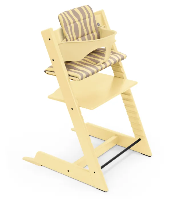 STOKKE® Mega Set Tripp Trapp® Buche Lemon Yellow + Babyset² Lemon Yellow + Newbornset