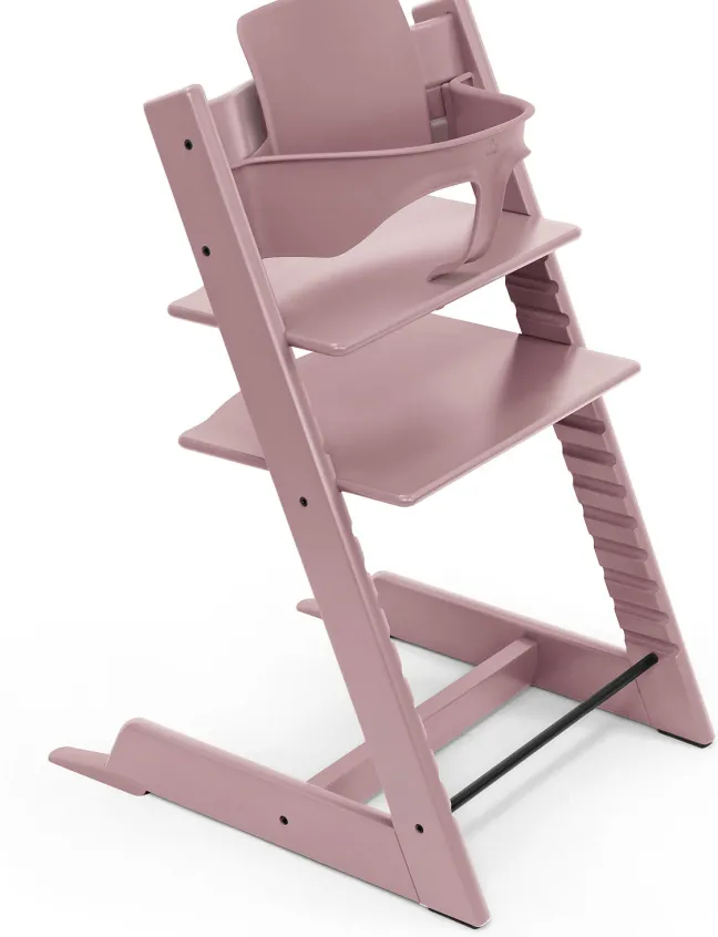 STOKKE® Mega Set Tripp Trapp® Heather Mauve + Babyset² Heather Mauve + Newbornset