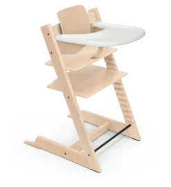 STOKKE® Mega Set Tripp Trapp® natur + Babyset² natur + Tray Tisch weiß