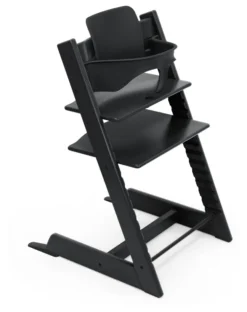 STOKKE® Mega Set Tripp Trapp® schwarz + Babyset² schwarz + Tray Tisch schwarz