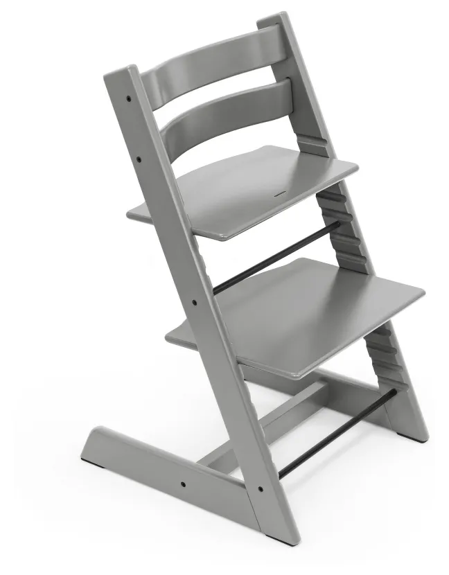 STOKKE® Mega Set Tripp Trapp® Storm grey + Babyset² Storm grey + Tray Tisch storm grey
