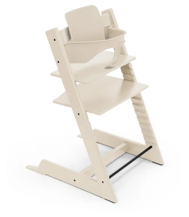 STOKKE® Mega Set Tripp Trapp® Vanilla White + Babyset² Vanilla White + Newbornset