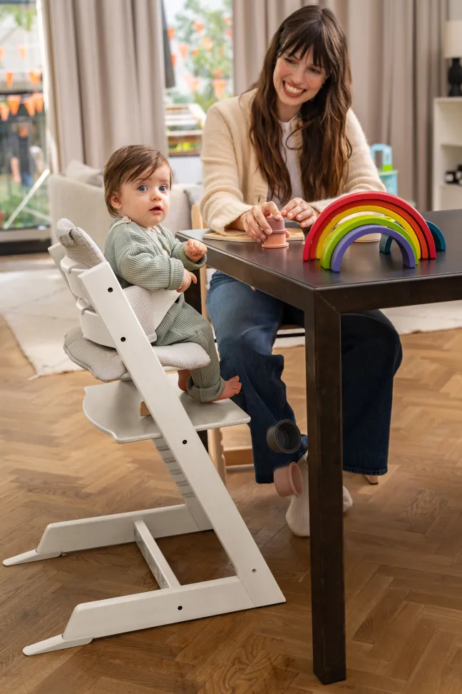 STOKKE® Mega Set Tripp Trapp® weiß + Babyset² weiß + Newbornset