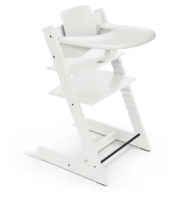 STOKKE® Mega Set Tripp Trapp® weiß + Babyset² weiß + Tray Tisch weiß