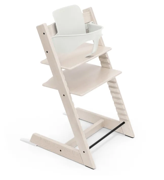 STOKKE® Mega Set Tripp Trapp® weiß transparent + Babyset² weiß + Newbornset