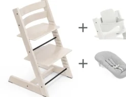 STOKKE® Mega Set Tripp Trapp® weiß transparent + Babyset² weiß + Newbornset
