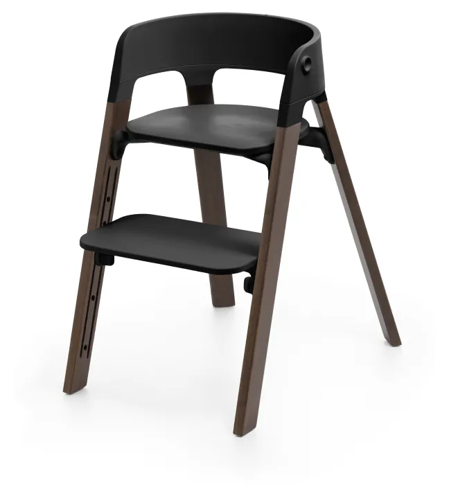 STOKKE® Steps™ Hochstuhl Set schwarz/warm braun