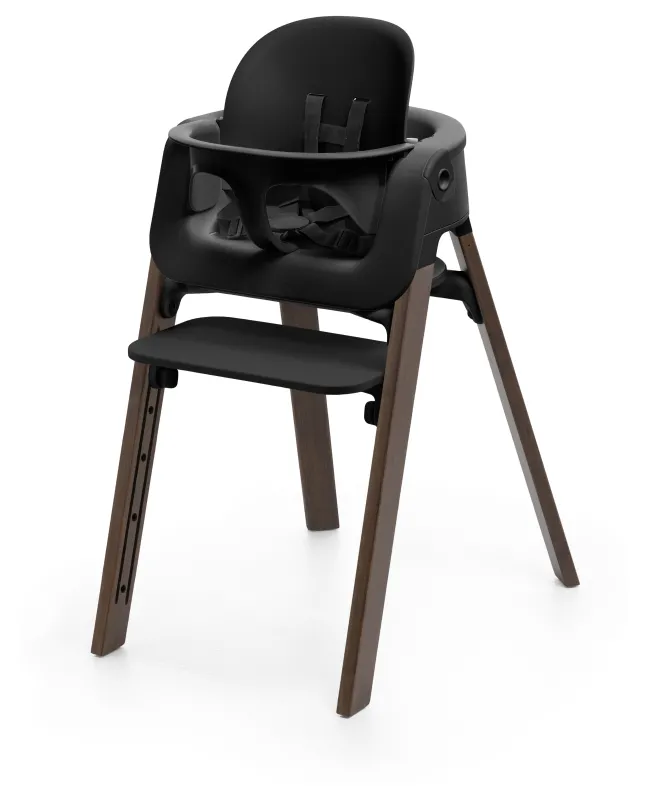 STOKKE® Steps™ Hochstuhl Set schwarz/warm braun