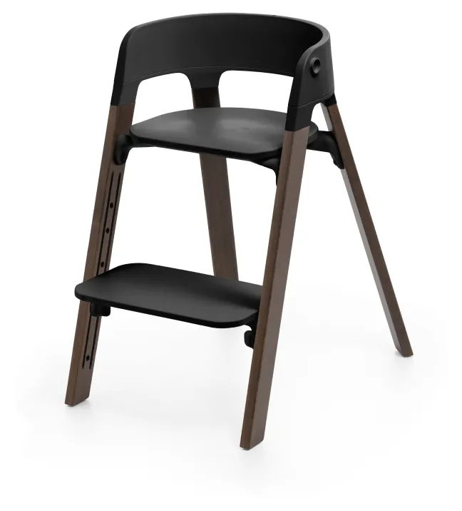STOKKE® Steps™ Hochstuhl Set schwarz/warm braun