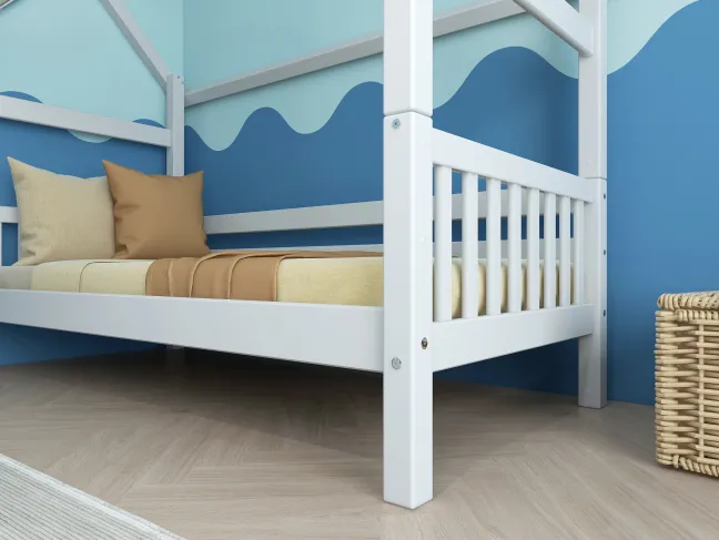 THUKA Nordic Hausbett Crossbar weiß