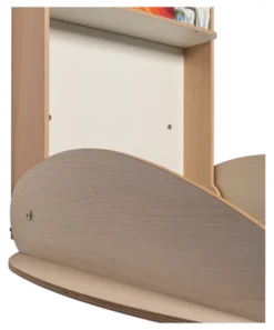 Timkid OWO2.0 Wickeltisch organic design birke/rot