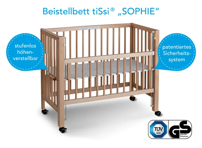 tiSsi® Beistellbett SOPHIE Natur 100019