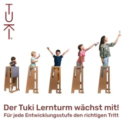 Tuki® Lernturm Buche natur