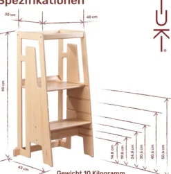 Tuki® Lernturm Buche natur