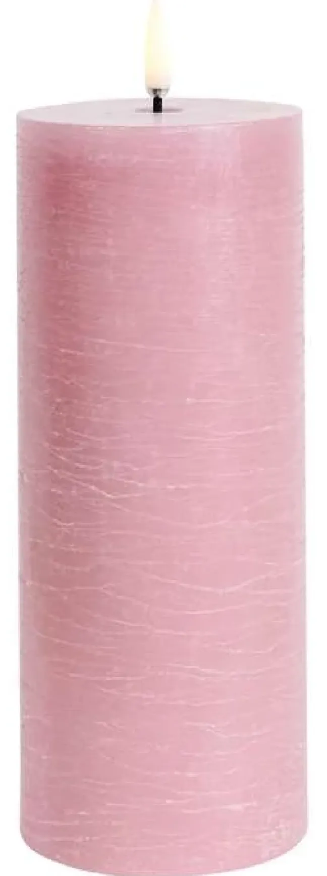 UYUNI LED Kerze Rustic 7,8x20 cm Dusty rose Sale