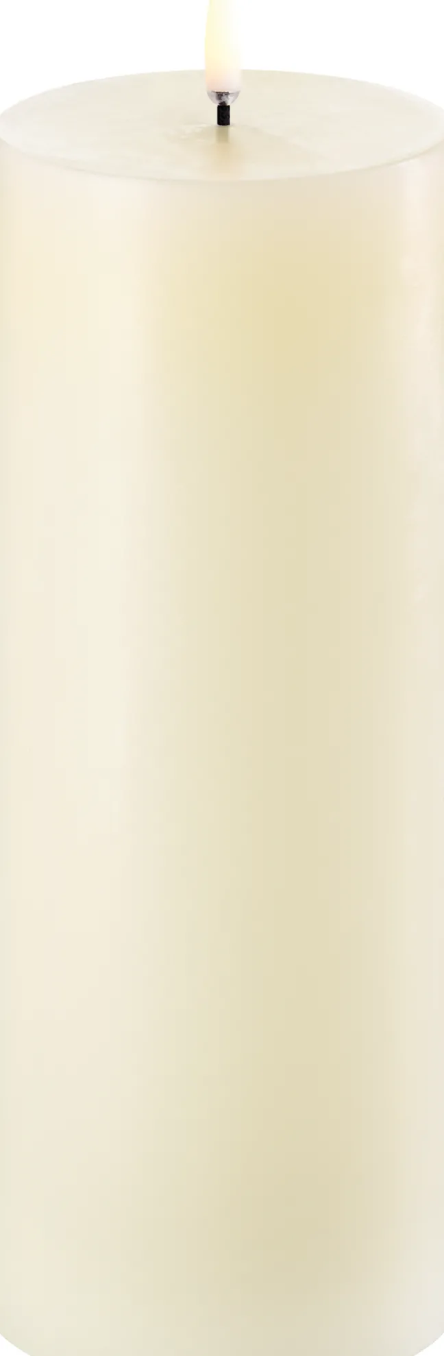 UYUNI LED Kerze Smooth 7,8x20 cm Ivory