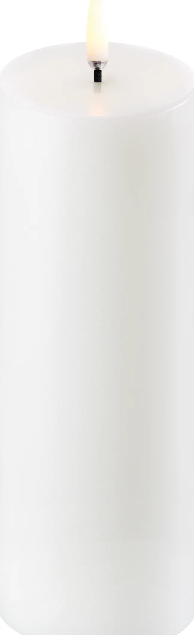 UYUNI LED Kerze Smooth 5,8x15 cm Nordic White