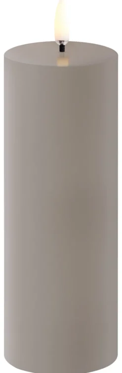 UYUNI LED Kerze Smooth 5,8x10 cm Sandstone Sale