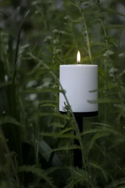 UYUNI LED Outdoor-Kerze 8,4x5 cm White