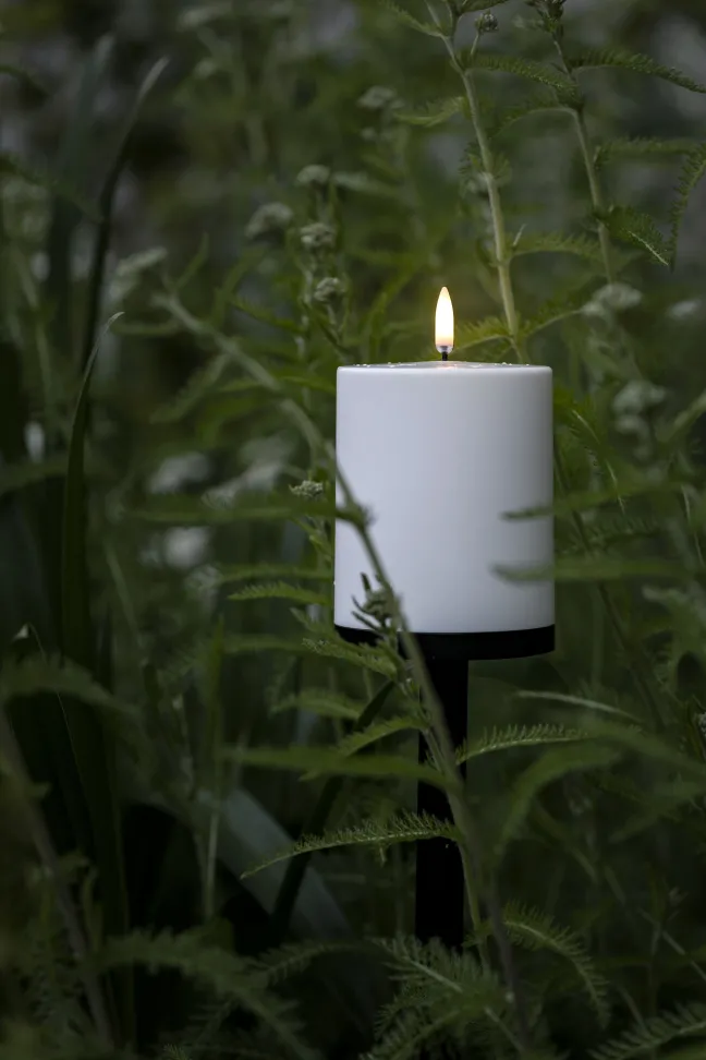 UYUNI LED Outdoor-Kerze 8,4x5 cm White