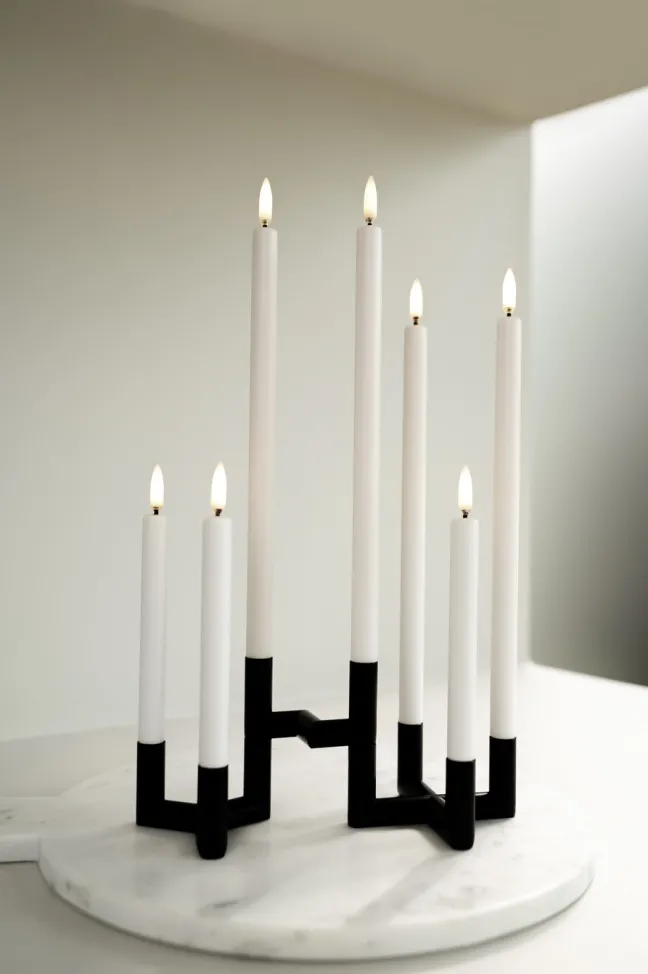 UYUNI LED Stabkerze mini (2 Stück) Smooth 1,3x13,8 cm Nordic White