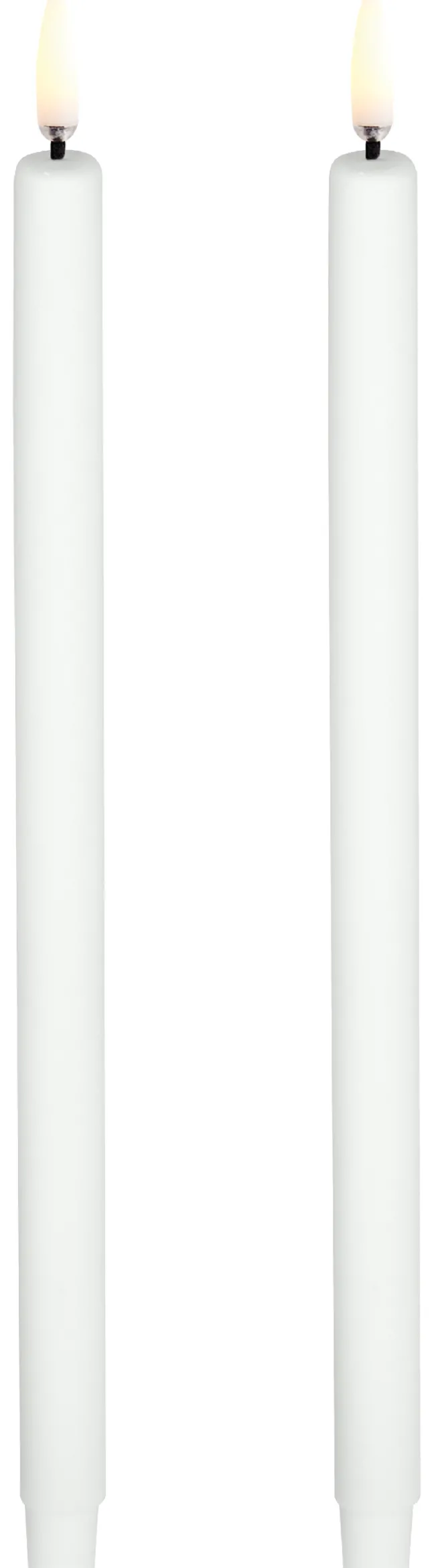 UYUNI LED Stabkerze Mini (2 Stück) Smooth 1,3x25 cm Nordic White