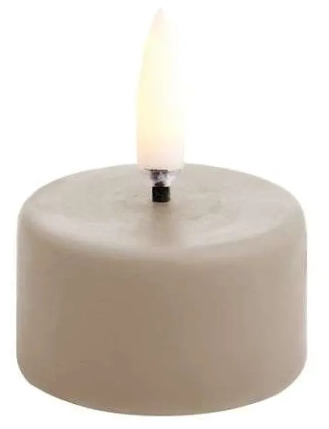 UYUNI LED Teelicht 400 4x2,1 cm Sandstone