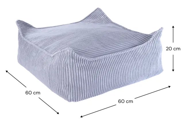 Wigiwama Sitzsack Ottomane Blueberry Blue W596655