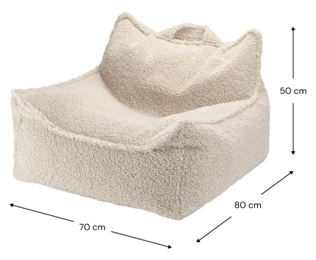 Wigiwama Sitzsack Sessel Biscuit W597515