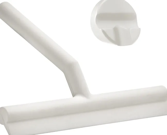 ZONE Denmark Duschabzieher m. Halter Solo White