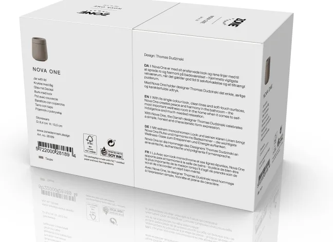 ZONE Denmark Gefäß mit Deckel Nova One 290 ml taupe