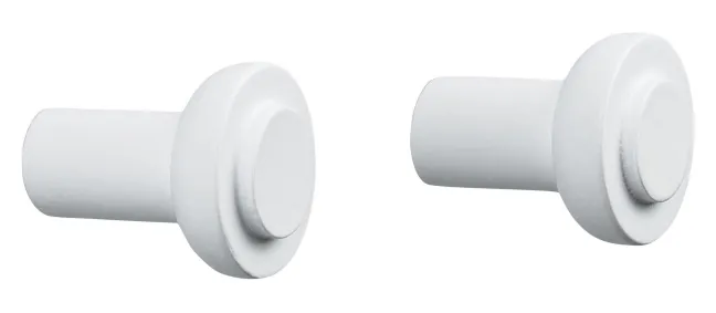 ZONE Denmark Haken Sensu 2,5 x 3 cm 2 Stück White Birke
