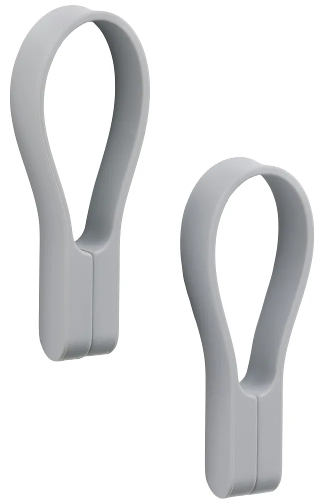ZONE Denmark Handtuchhalter Loop magnet 2 Stück Mövengrau
