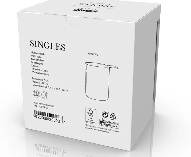 ZONE Denmark Messbecher Singles 500 ml Stahl
