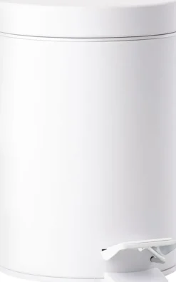 ZONE Denmark Pedaleimer Solo White 3L