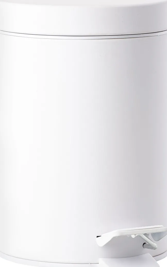 ZONE Denmark Pedaleimer Solo White 3L