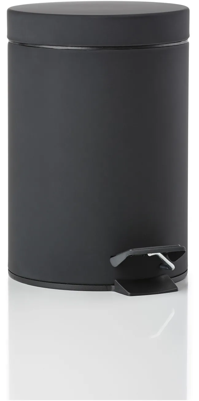 ZONE Denmark Pedaleimer Solo Black 3L