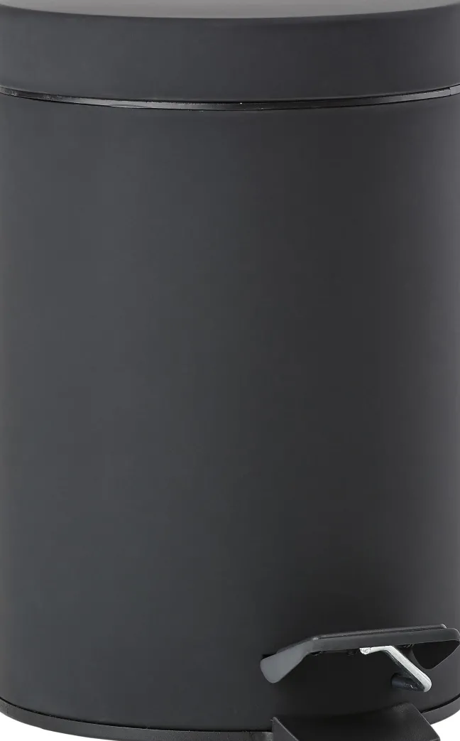 ZONE Denmark Pedaleimer Solo Black 3L