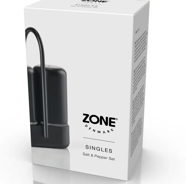 ZONE Denmark Salz-Pfefferset Singles schwarz