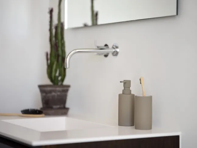 ZONE Denmark Seifenspender Solo Taupe