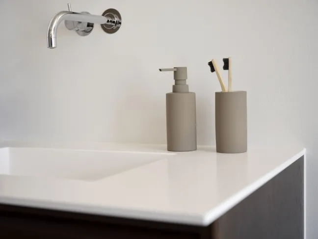 ZONE Denmark Seifenspender Solo Taupe