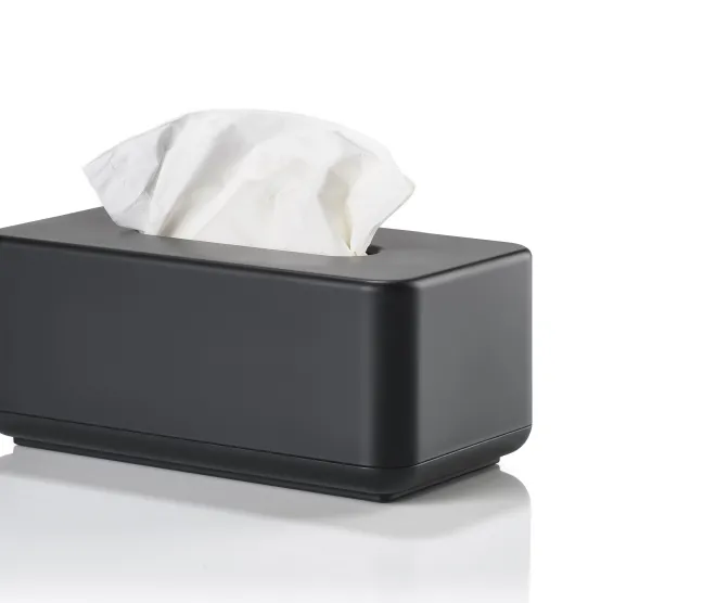ZONE Denmark Taschentuchbox Ume 25,6 x 14 x 10,7 cm schwarz