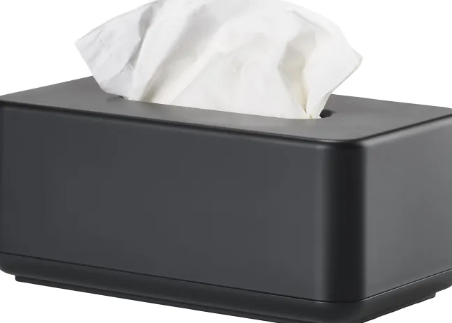 ZONE Denmark Taschentuchbox Ume 25,6 x 14 x 10,7 cm schwarz