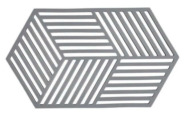 ZONE Denmark Untersetzer Hexagon Cool Grey 24cm