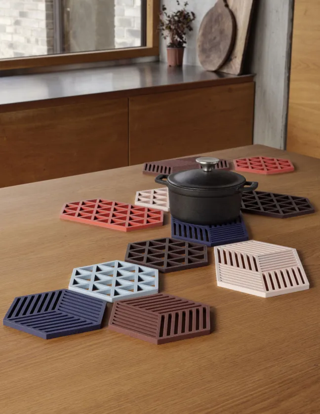 ZONE Denmark Untersetzer Hexagon Midnight 24cm