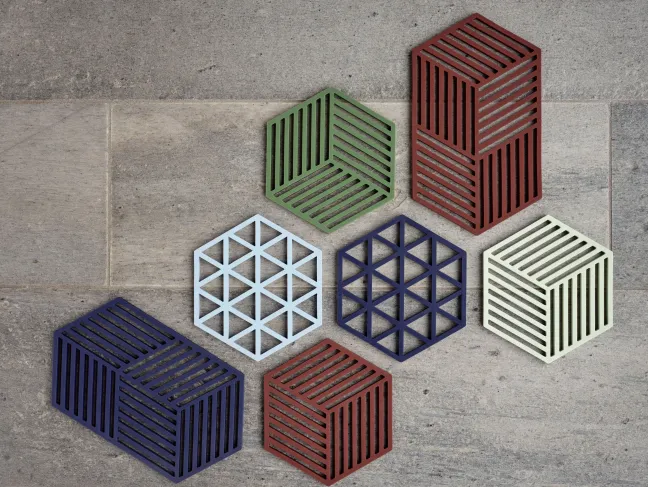 ZONE Denmark Untersetzer Hexagon Midnight 24cm