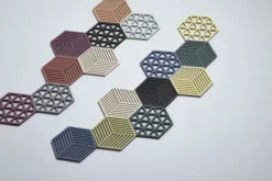 ZONE Denmark Untersetzer Hexagon Black