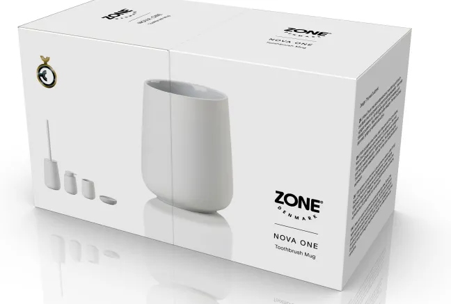ZONE Denmark Zahnbürstenbecher Nova One Soft Grey